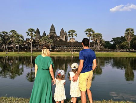 visite au Cambodge en famille