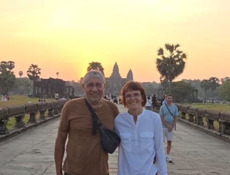 le lever de soleil à Angkor